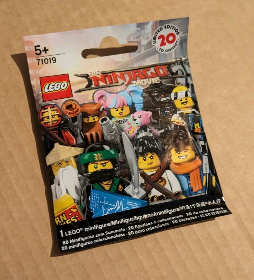 x1 LEGO 71019 The Ninjago Movie Minifigures Sealed Random Blind