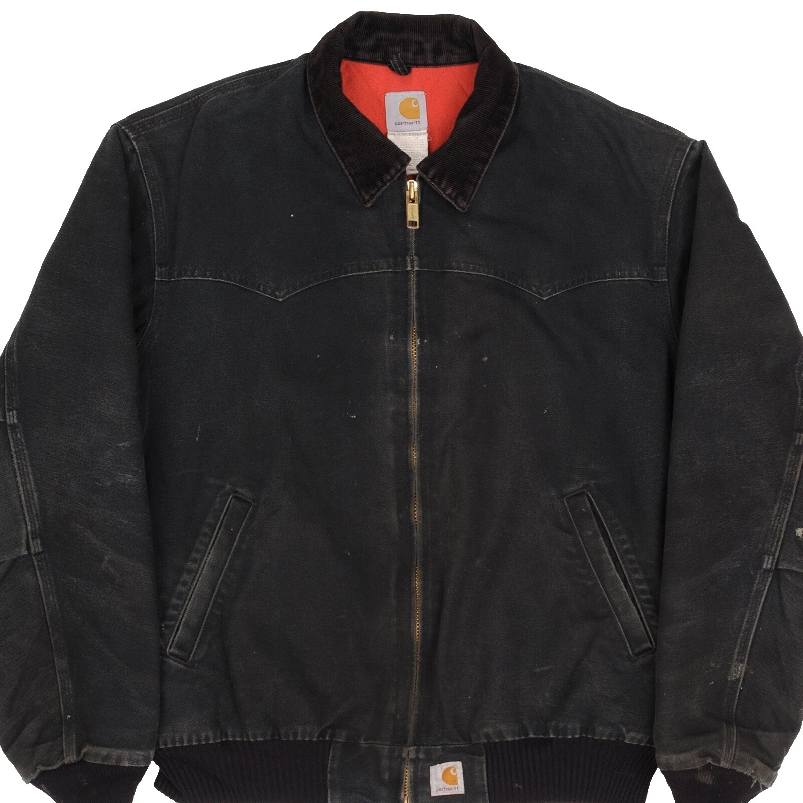 Poliéster Negro Abrigos y chaquetas abrigos Vintage para Hombres