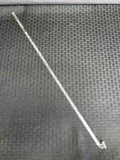 Polished Glass Stirring Shaft Button Style 23" 584mm OAL x 9mm OD 19mm Button