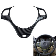 Steering Wheel Panel Cover Trim Carbon Fiber For 2005-2012 Bmw E91 E92 E93 E90 Steering Wheel Panel Cover Trim Carbon Fiber For 2005-2012 Bmw E91 E92 E93 E90