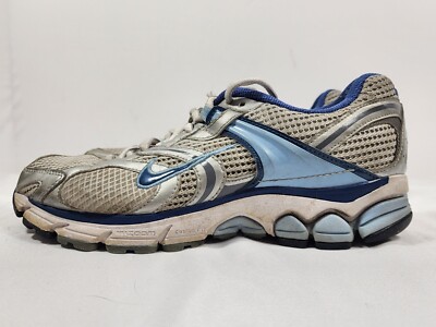 Nike Air Equalon+ 4 Women's Running Athletic Shoes 375282-141 Size 7.5 Gray Blue