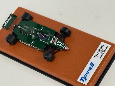 1/43 Tyrrell 011 from 1982 F1 Season of Michele AlboretoLeather