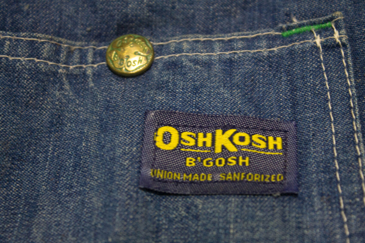 Vintage Oshkosh B'Gosh Chore Worker Jacket Nylon Lining size Vintage Oshkosh B'Gosh Chore Worker Jacket Nylon Lining size