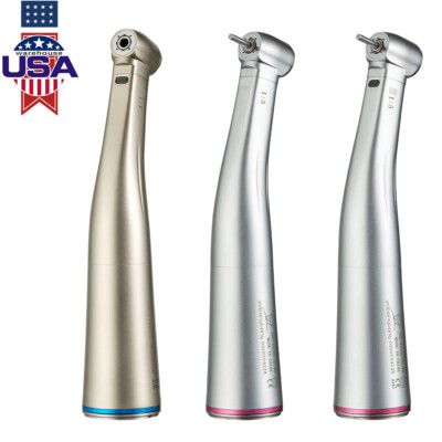 Dental 1:5 1:1 Electric Fiber Optic LED Contra Angle Handpiece Etyp Fit KaV NSK