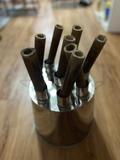 Vaporiera Puto Bumbong 8 fori include 8 bastoncini di bambù (vaporiera molto grande)