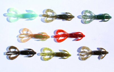Keitech Crazy Flapper 3 Größen / 13 Farben, Creature-Bait, Cheburashka, Dropshot