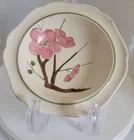 Vintage Hand Painted RED WING Purple PLUM BLOSSOM ONE BERRY BOWL B181010