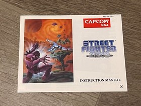 Street Fighter 2010 The Final Fight Nintendo Nes Complete CIB Good Condition