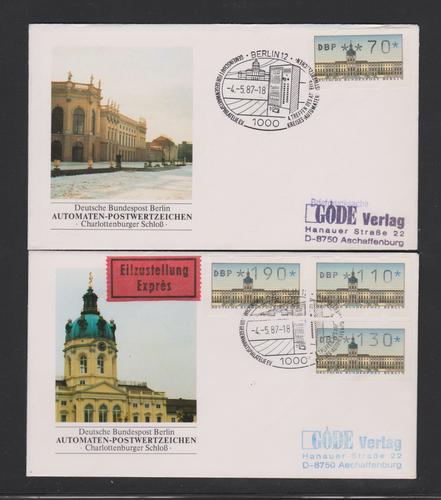 Berlín cajero automático 1 - vs1 completo en 7 FDC con ESSt "Berlín" - Imagen 2 de 3