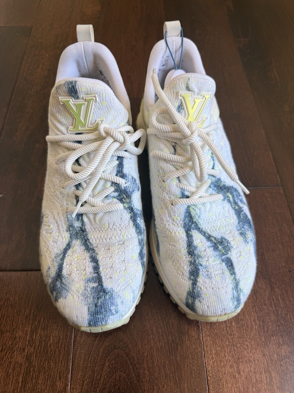 men louis vuitton sneakers. Size 7LV. Fit Like 8 Or 9us.