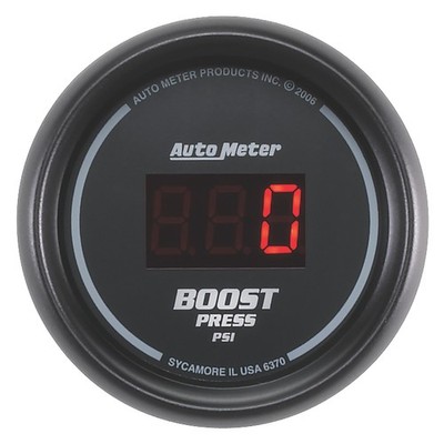 AutoMeter 6370 Sport-Comp Boost Pressure Gauge 5-60PSI 2-1/16''