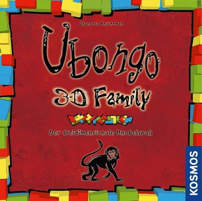UBONGO 3D FAMILY - BRETTSPIEL KOSMOS - REGELN AUF ITALIENISCH