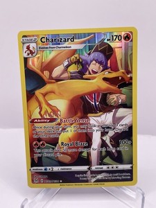 charizard 170 pokemon card - - 025/185 - Rare Near Mint Set Charizard STAGE 2 HOLO 170