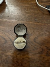 9ct Sapphire And Diamond Band Ring approximately With Fully Hallmarks