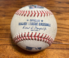 Will Wilson Guardians Game Used Baseball 7/8/2025 v Astros Hader Hit Bunt ROOKIE