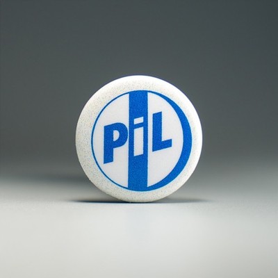 Public Image LTD Button Pin  1'' | 80s Post Punk pinback | PIL Logo badge