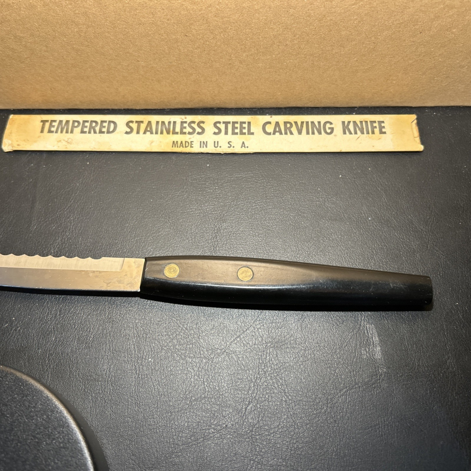Vtg Carving Knife Cappers Weekly Advertising Stainless Steel USA | eBay