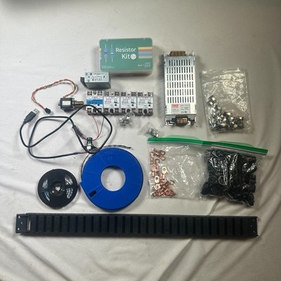 DIY Automation Electronics Parts Lot - SSR Relays, Power Supplies,  Step Motor