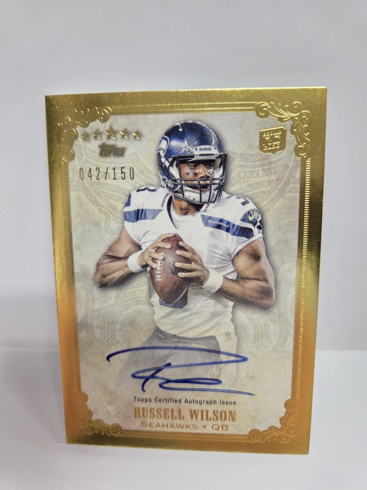 Russell Wilson Topps Five Star Futures Autograph #RW Base