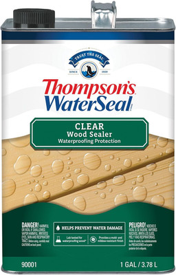 Thompson'S Waterseal Clear Wood Sealer, Clear, 1 Gallon