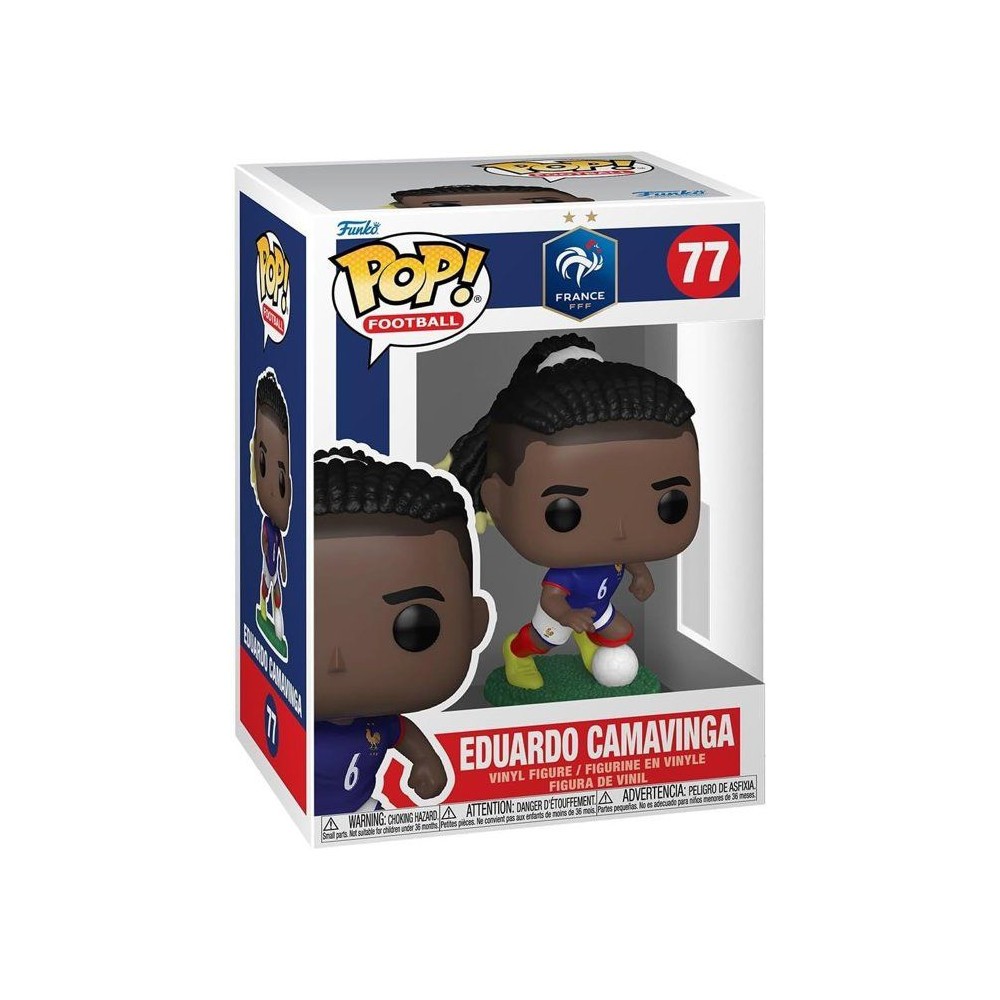 Figurine Pop Camavinga football France idée cadeau pour chambre d'enfant ado
