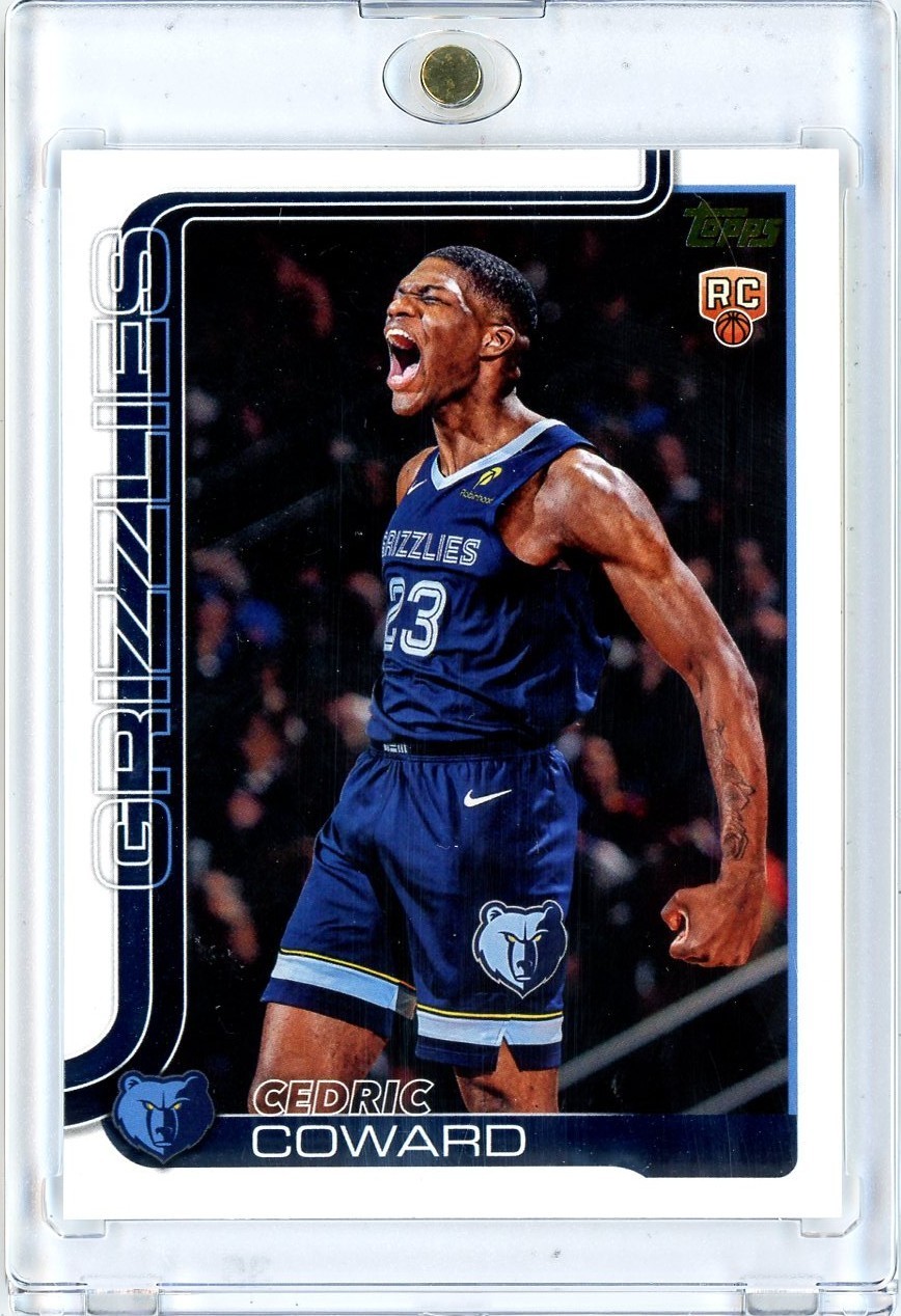 2025-26 Topps Cedric Coward Golden Mirror Image Variation SSP Grizzlies #211 RC