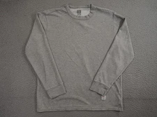 TOPO Designs Shirt Mens Large Gray Long Sleeve Goprcore Outdoor Hiking Camping