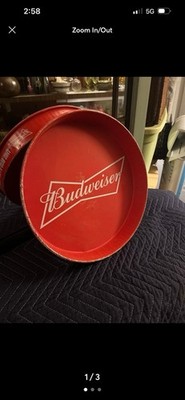 Budweiser Metal Beverage Tray