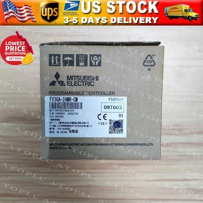 1PC New Mitsubishi FX3GA-24MR-CM PLC Module In Box Fast Ship