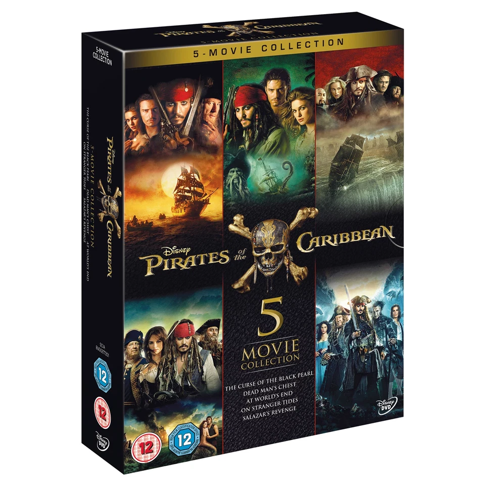 Pirates of the Caribbean: 5-Movie Collection [12] DVD Box Set - Image 2 of 2