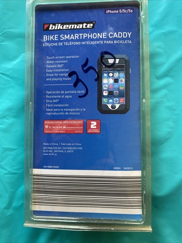 BikeMate Bike Smart Phone Caddy for iPhone 5/5c/5s Black Universal Bike Fit Ride - 第 2/4 張圖片