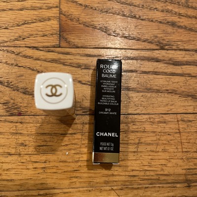 Chanel Rouge Coco Baume Hydrating Beautifying Tinted Lip Balm #912 Dreamy White