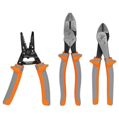 KLEIN TOOLS 9416R Insulated Tool Kit, 3-Piece 802NV7 KLEIN TOOLS 9416R