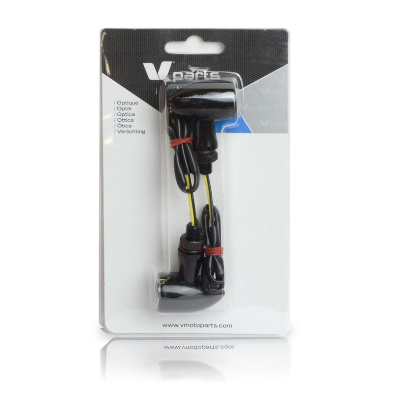 Clignotants V PARTS LED aluminium transparent de précision