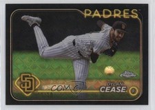 2024 Topps Chrome Logofractor Edition Black Refractor 9/10 Dylan Cease #224 v9t