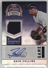 2015 Panini Stars and Stripes Game Gear 1/1 Zack Collins #100 Auto 00li