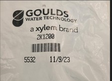 GOULDS WATER TECHNOLOGY 2K1200 Impeller,For Use W/ 4UB58,4UB60,4XW75 24XP75