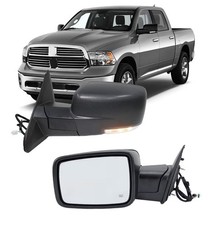 MOFOAP Driver Side Mirror 09-18 Dodge Ram 1500 2500 3500 Heated Turn Signal