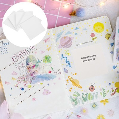  5 Books Small Adhesive Notes Funny Stationery Memo Pad Sticky Notebook