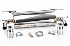STAINLESS EXHAUST SYSTEM REAR SILENCER BACK BOX SYSTEM FOR MAZDA MX5 MK3 1.8 2.0