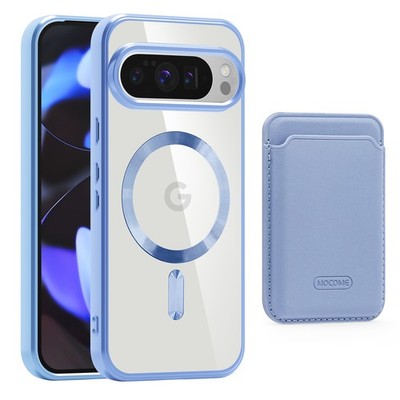 MagSafe Klare Handy Hülle mit Kartenfach für Google Pixel 10 Pro XL 9 8 Cover