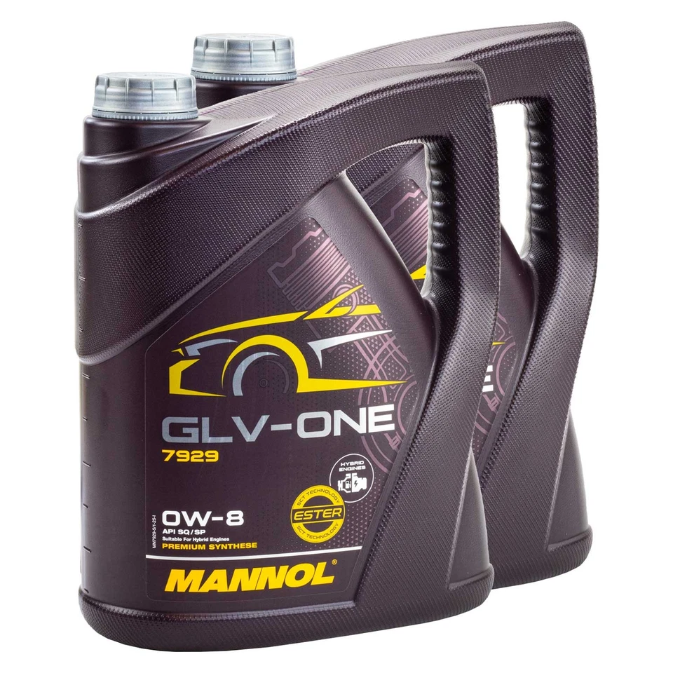 Huile Moteur MANNOL 0W-8 GLV-ONE 2 X 5 Litres Pour Lexus Mazda 2 Toyota Yaris - Photo 2/4