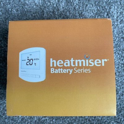 Heatmiser Slimline B kabelgebunden programmierbarer Thermostat - weiß brandneu 
