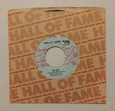 RARE - BILLY JOEL - BIG SHOT / HONESTY 1979 7'' VINYL 45 RPM  CBS Hall of Fame 