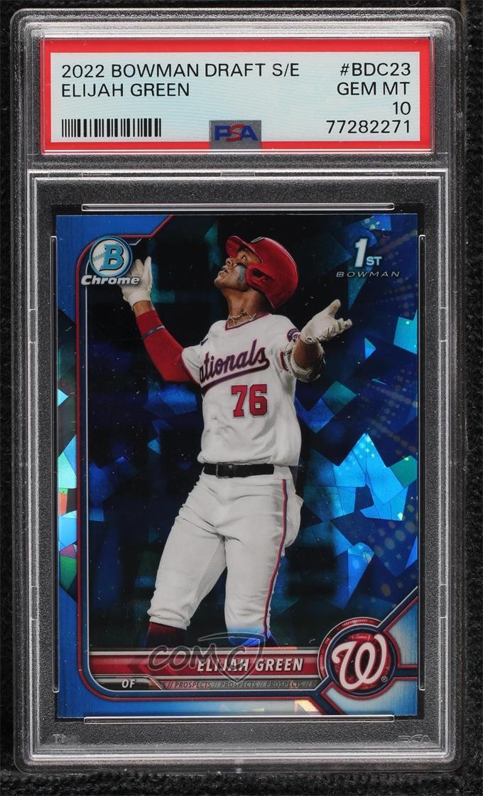2022 Bowman Chrome Draft Sapphire Edition Elijah Green PSA 10 GEM MT 0c3e