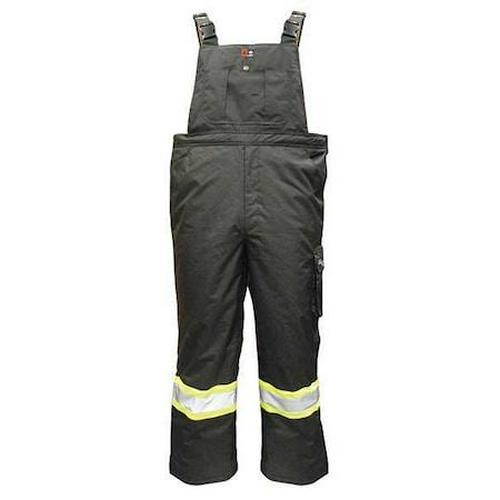 Viking FR Insulated Bib Pants Black 2XL 300D Polyester Cold Weather Workwear - Picture 2 of 3