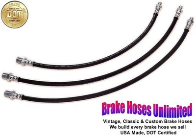 Bremsschlauch Set Studebaker Truck 2 1/2 Tonnen - Modelle K25M,K25MB - 1938 1939