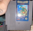 Capcom Commando NES Shooter Game Cartridge Wolf of the Battlefield Series