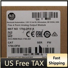 New Allen Bradley 1794-OF4I FLEX I/O Analog Output Module 1794OF4I 1794-OF4I