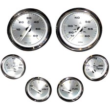 Faria Kronos Boxed Set of 6 Gauges for  Inboard Motors KTF024